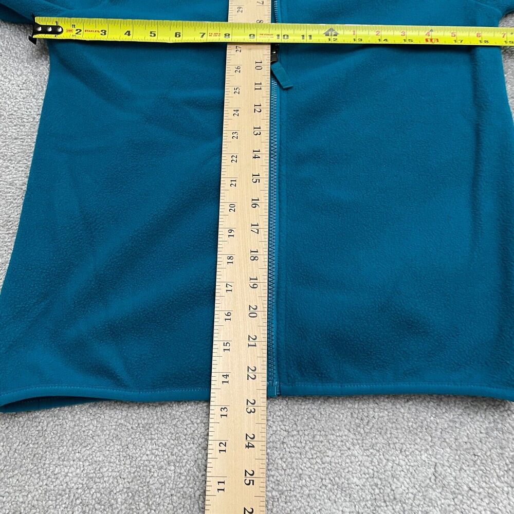 The North Face Khumbu Fleece Jacket Girls Kids Large Teal Blue Full Zip Outdoor - Picture 7 of 10